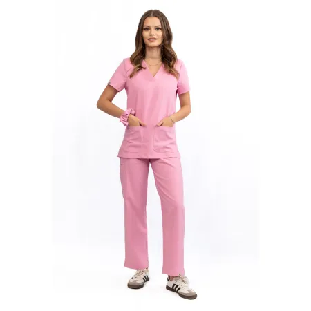 Spodnie medyczne SCRUBS MEDI TEDDY - COSTA VITAL PINK